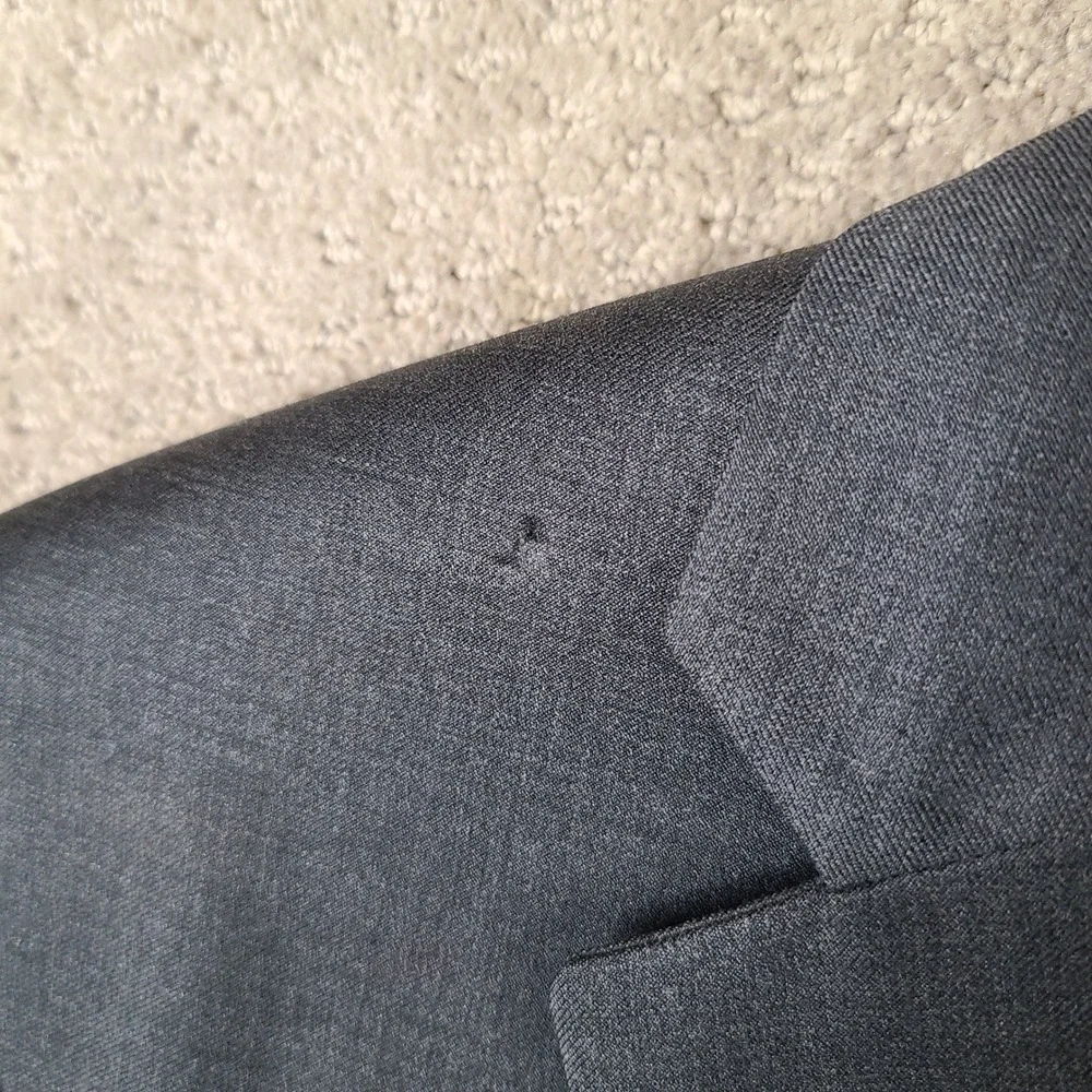 Lauren‎ Ralph Lauren Jacket Mens 42L Gray Blazer Wool 2 Button Formal Suit Coat